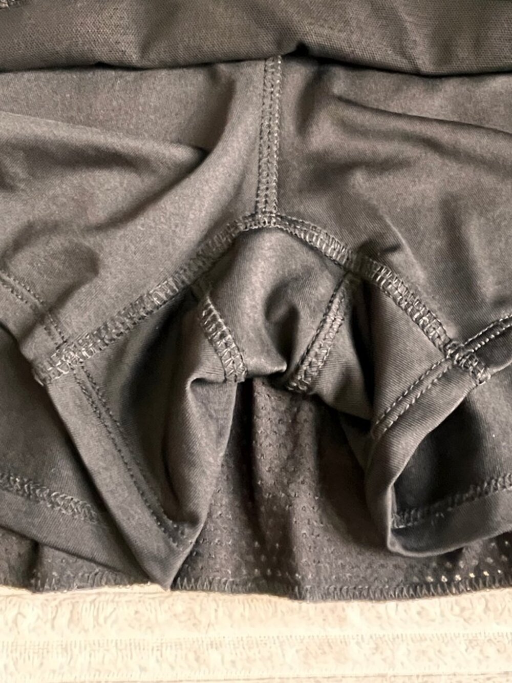 Lucky in Love Black Textured Pleated Skort - Picture 7 of 7